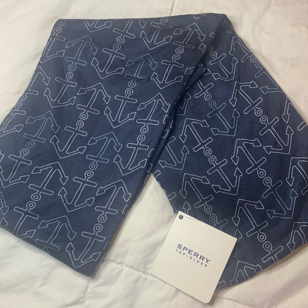 NWT Sperry Nautical Infinity Scarf